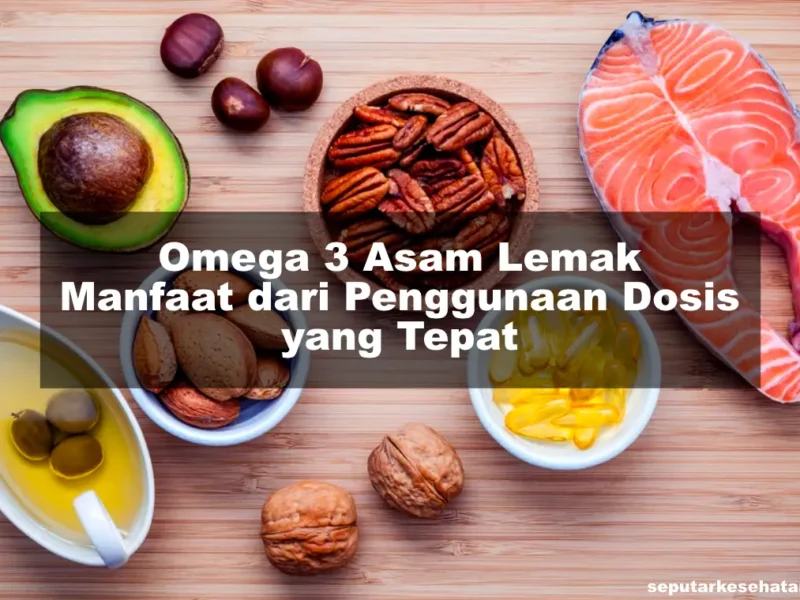 Omega 3 Asam Lemak Manfaat dari Penggunaan Dosis yang Tepat